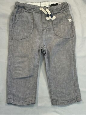H&M Grey Elastic Drawstring Jogger Pants w/ adjustable waistband